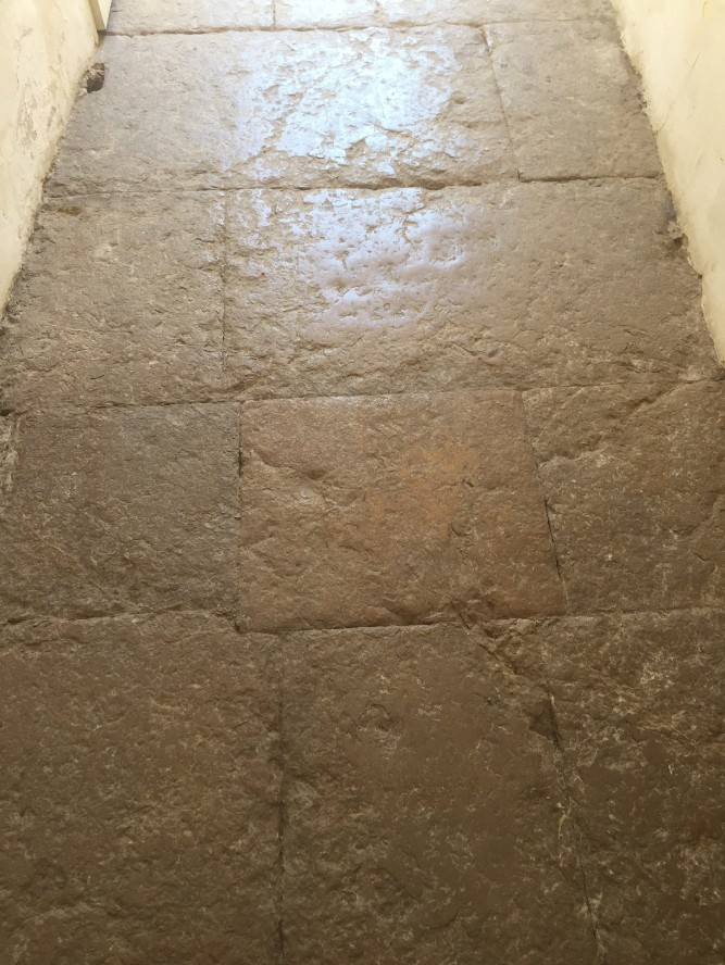 Flagstones in the entrance hall