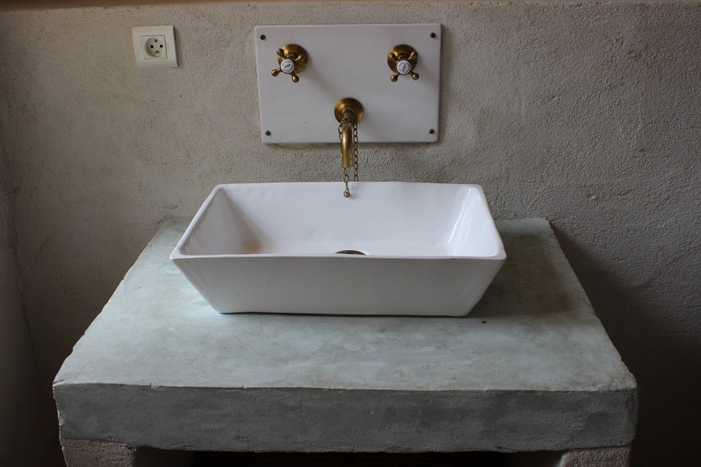 Hand-made bathroom sinks