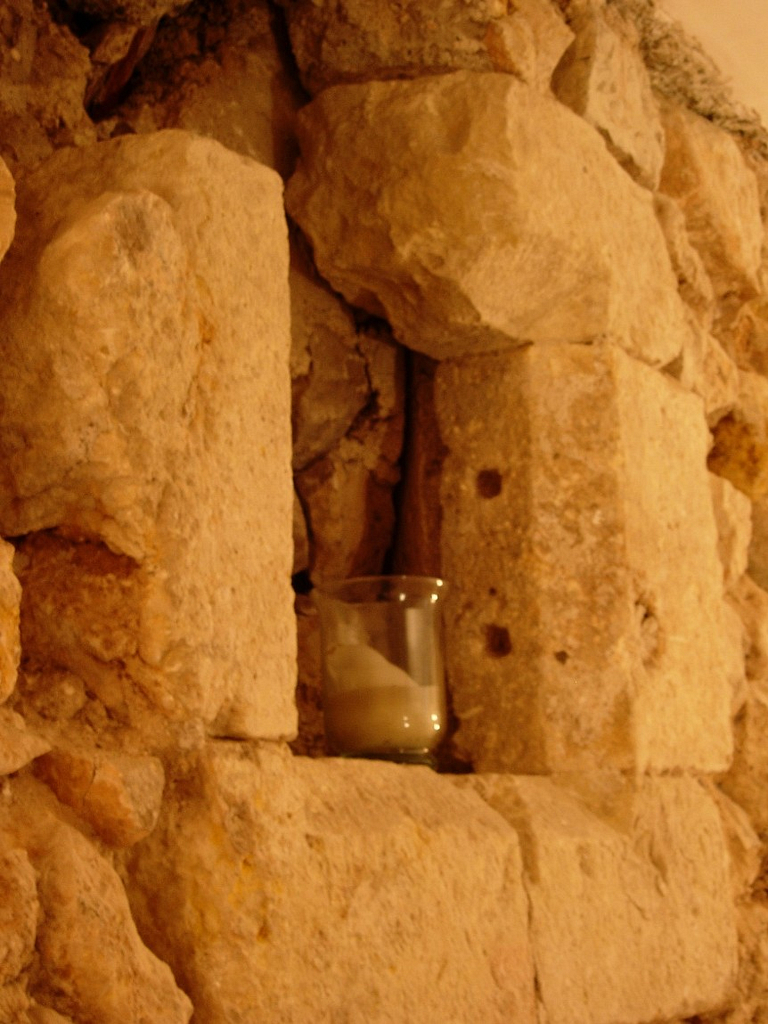 Discovered stone window